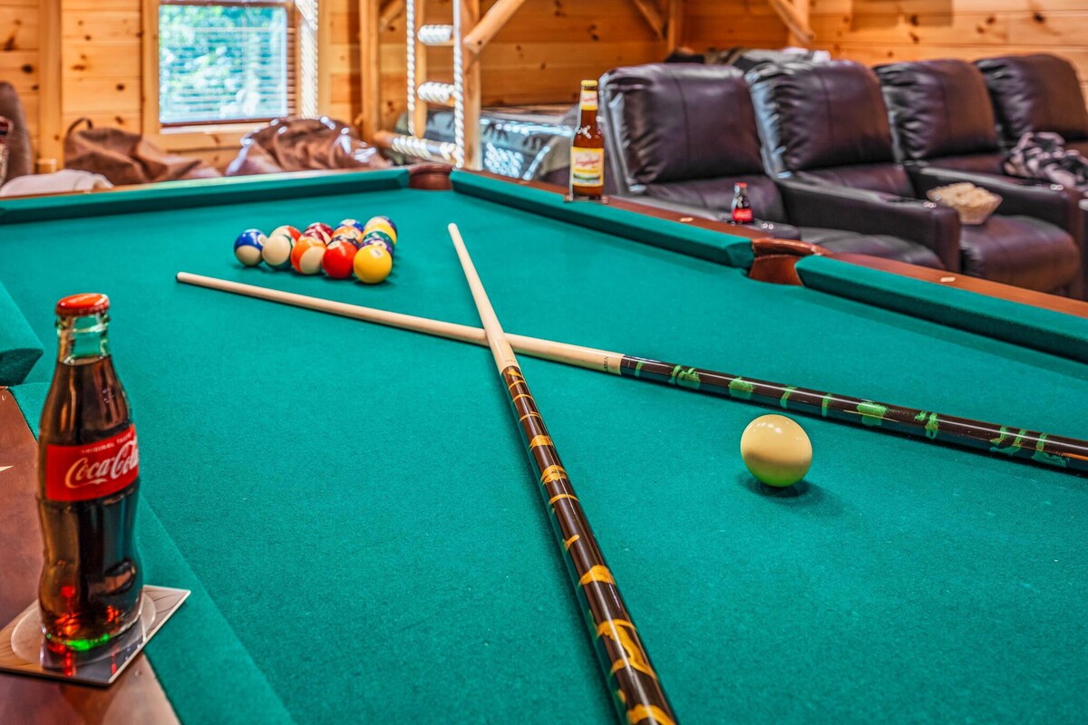 Photo 68 of Scenic Smoky Cabin: Epic Views, Hot Tub, Theater, Games & Dog Friendly