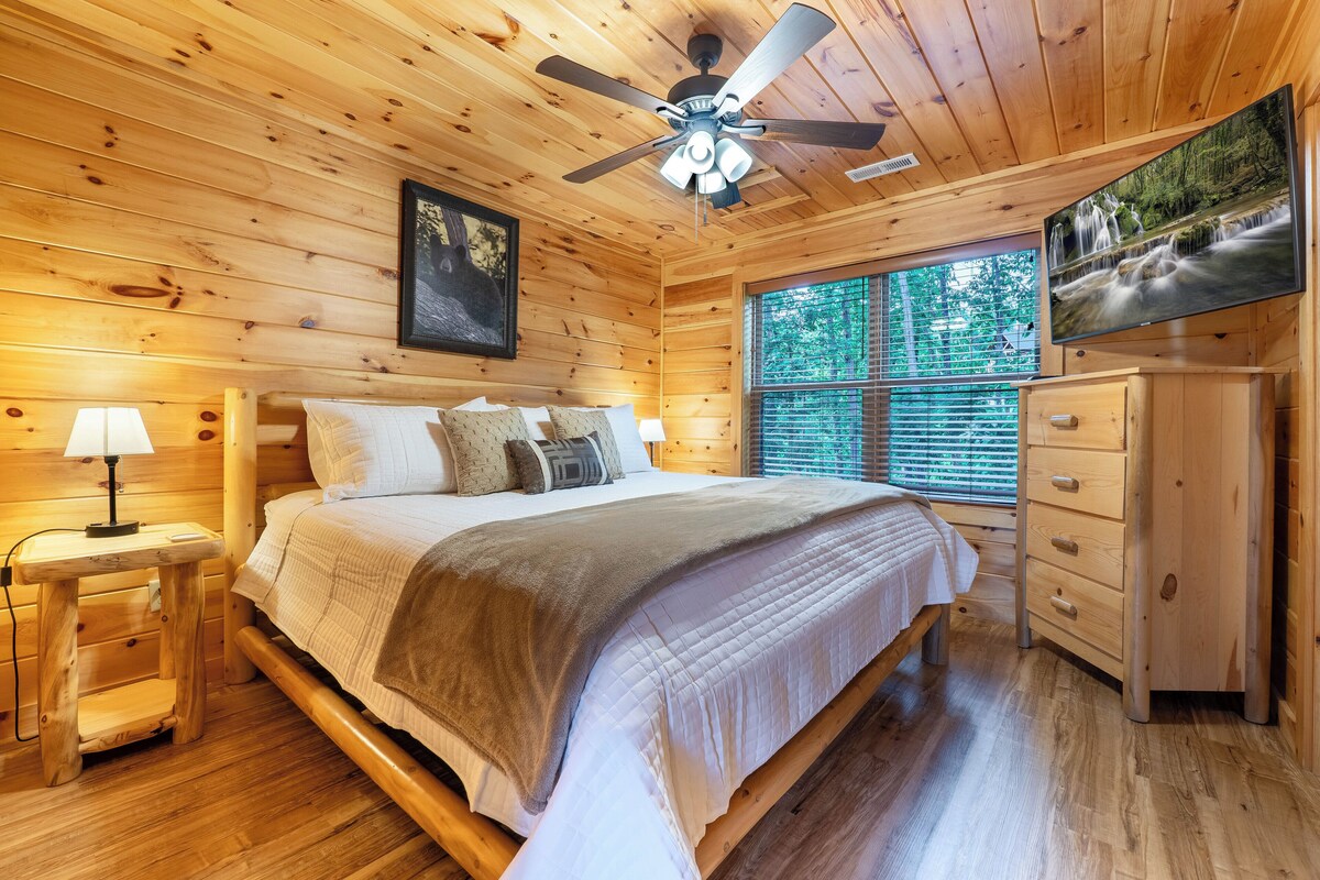 Photo 94 of Scenic Smoky Cabin: Epic Views, Hot Tub, Theater, Games & Dog Friendly
