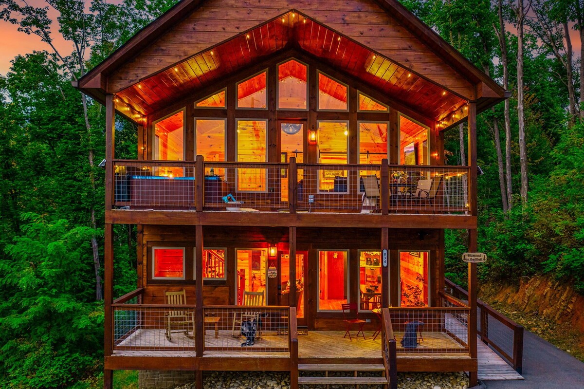 Photo 71 of Scenic Smoky Cabin: Epic Views, Hot Tub, Theater, Games & Dog Friendly
