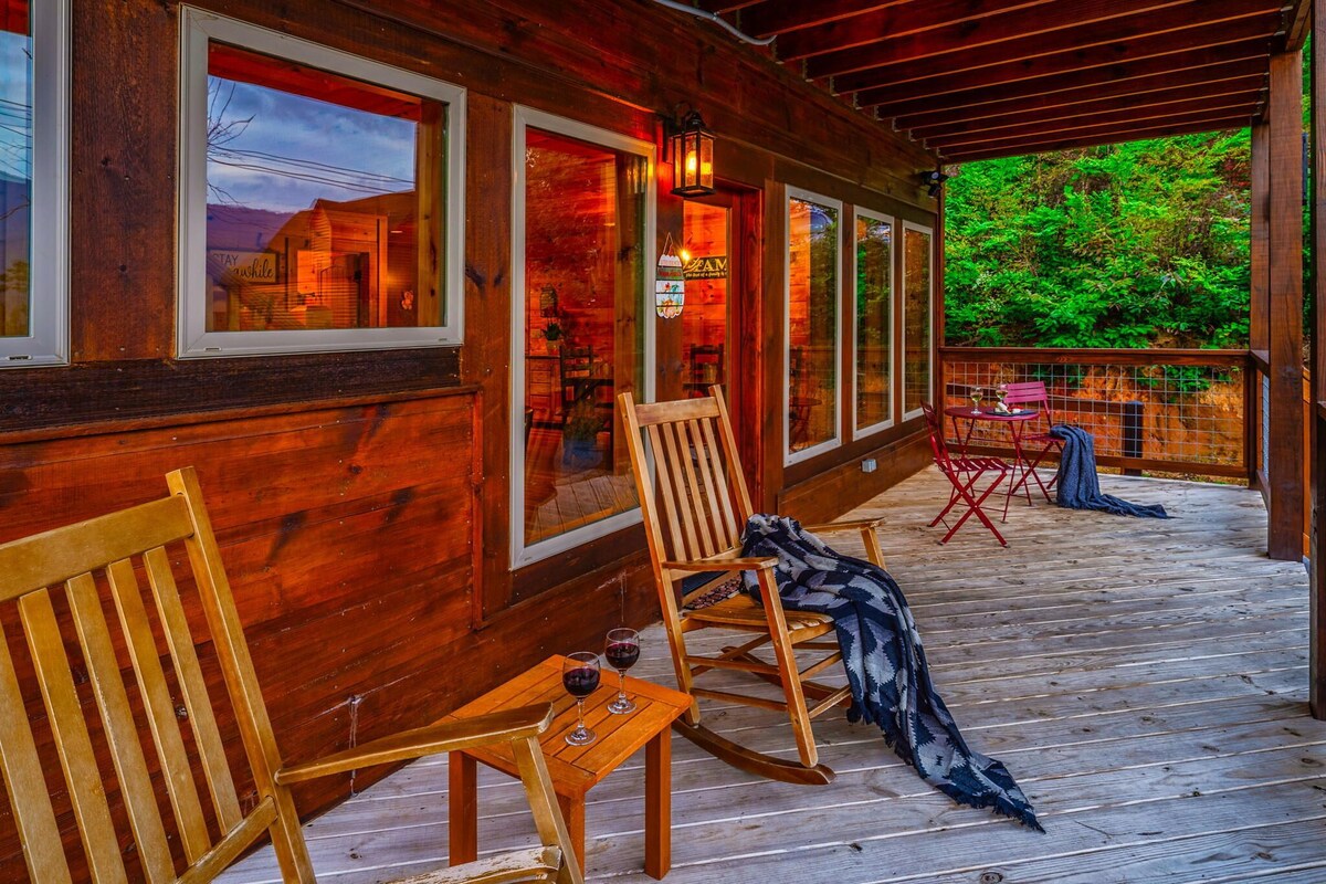 Photo 90 of Scenic Smoky Cabin: Epic Views, Hot Tub, Theater, Games & Dog Friendly