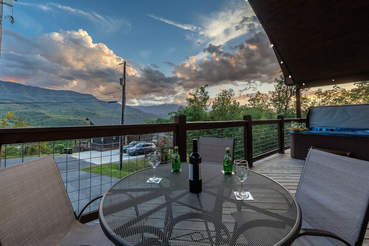 Photo 117 of Scenic Smoky Cabin: Epic Views, Hot Tub, Theater, Games & Dog Friendly