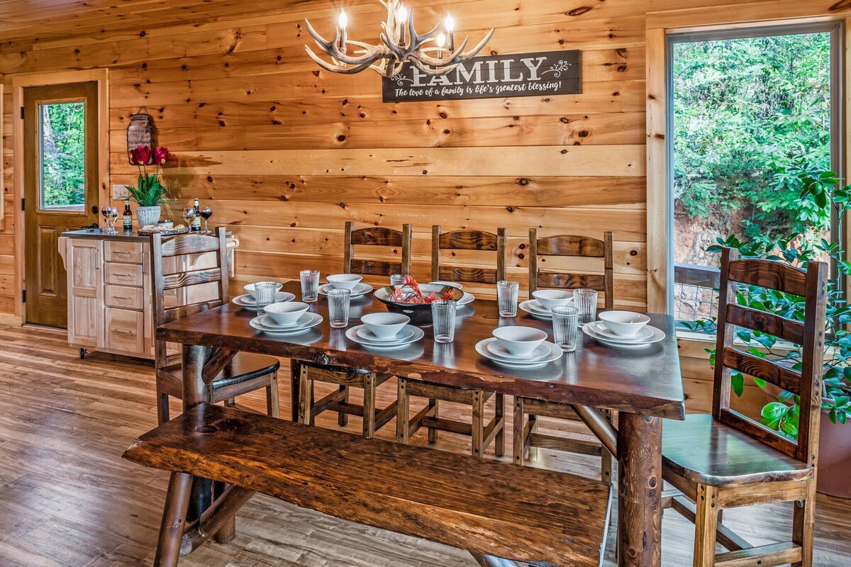 Photo 75 of Scenic Smoky Cabin: Epic Views, Hot Tub, Theater, Games & Dog Friendly
