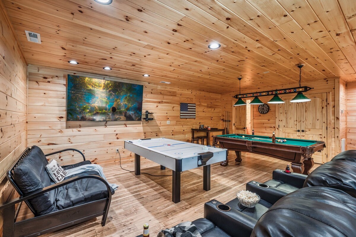 Photo 69 of Scenic Smoky Cabin: Epic Views, Hot Tub, Theater, Games & Dog Friendly