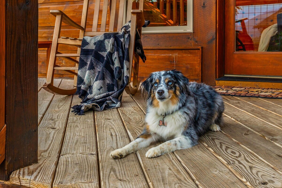 Photo 89 of Scenic Smoky Cabin: Epic Views, Hot Tub, Theater, Games & Dog Friendly