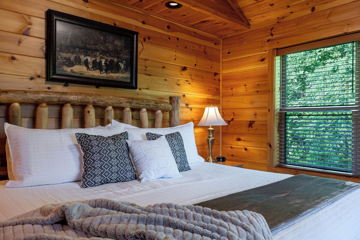 Photo 104 of Scenic Smoky Cabin: Epic Views, Hot Tub, Theater, Games & Dog Friendly