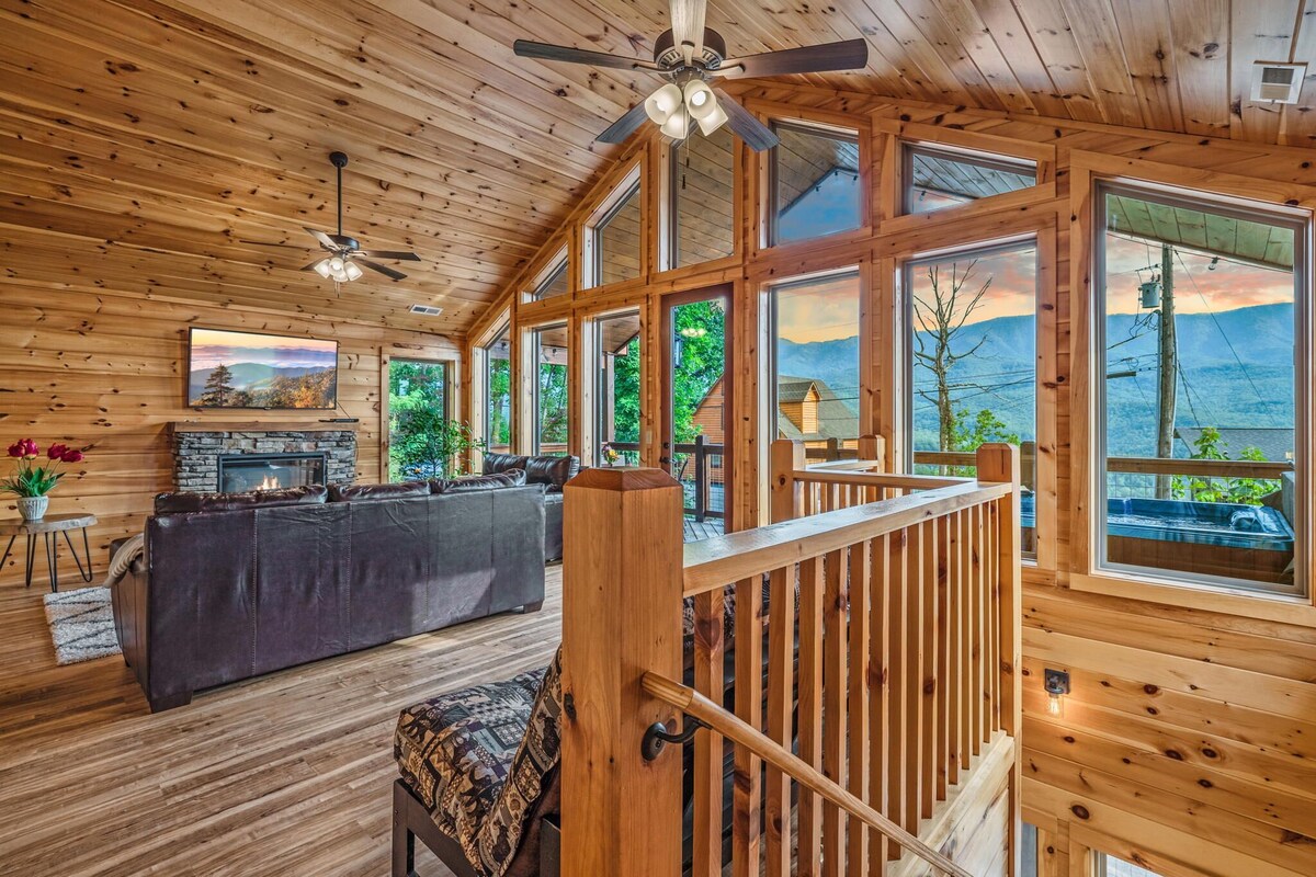 Photo 97 of Scenic Smoky Cabin: Epic Views, Hot Tub, Theater, Games & Dog Friendly