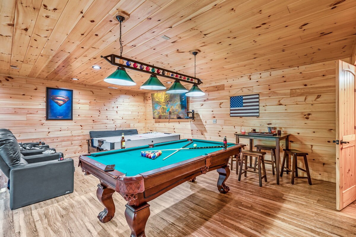 Photo 123 of Scenic Smoky Cabin: Epic Views, Hot Tub, Theater, Games & Dog Friendly