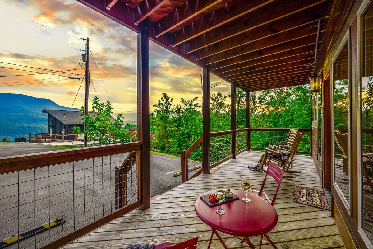 Photo 88 of Scenic Smoky Cabin: Epic Views, Hot Tub, Theater, Games & Dog Friendly