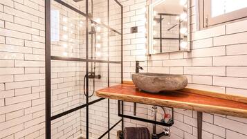 Shower, hair dryer