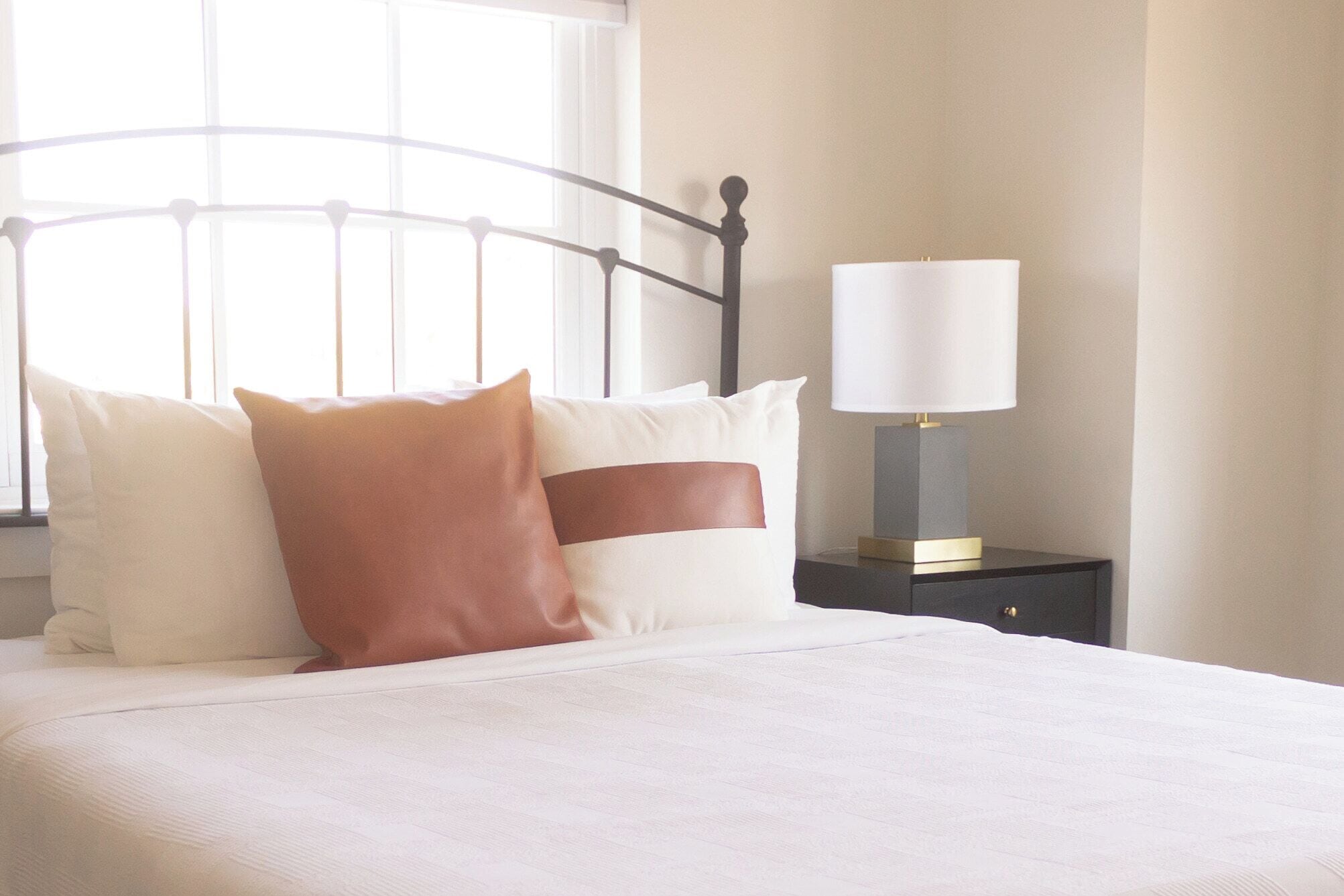 suite, 1 queen bed | frette italian sheets, premium bedding, down duvets, pillow-top beds