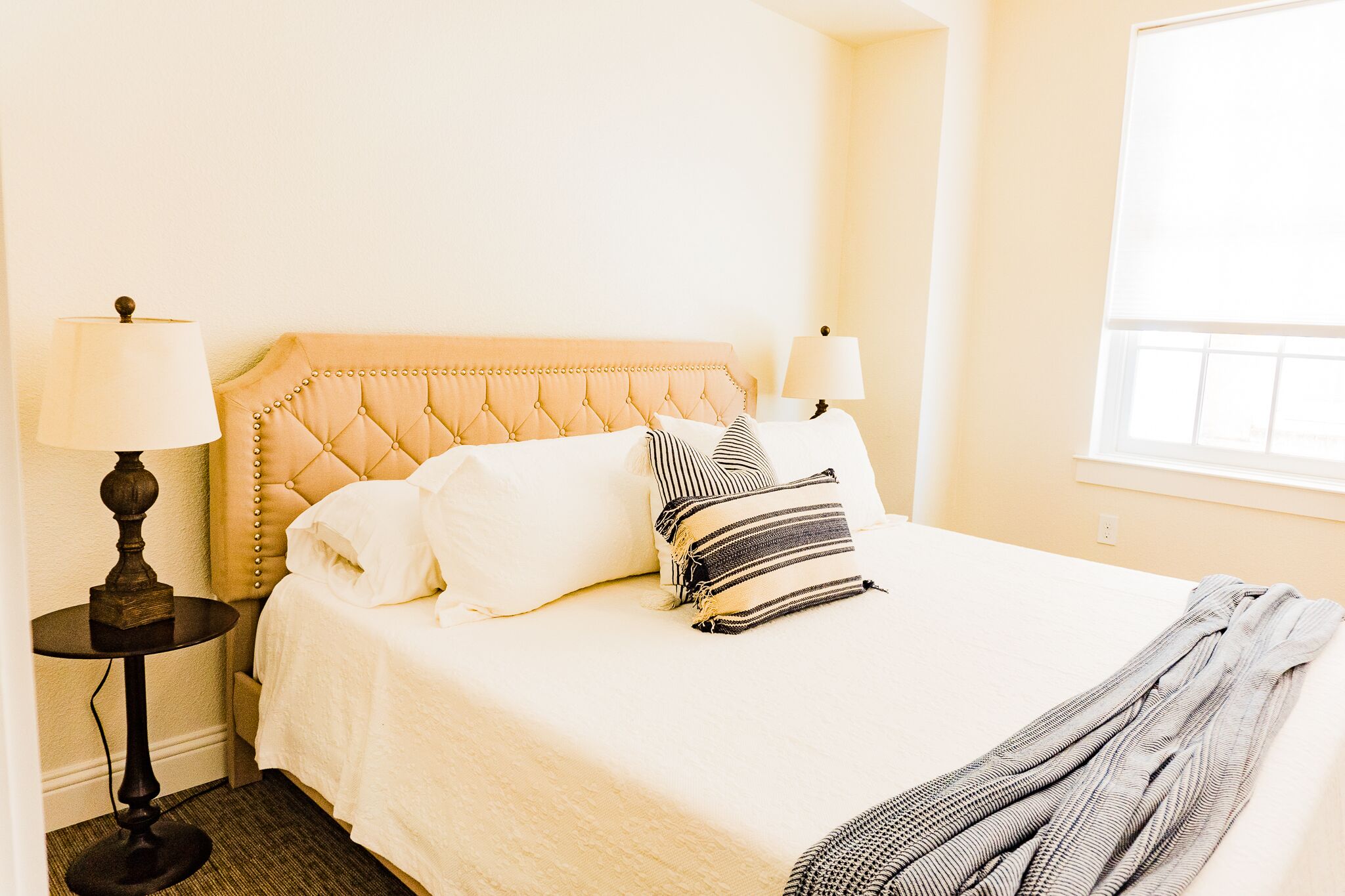 Frette Italian sheets, premium bedding, down duvets, pillow-top beds