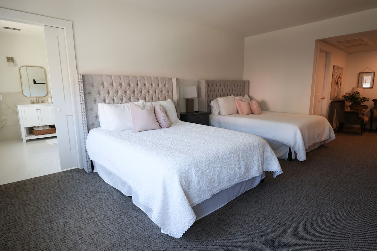 Frette Italian sheets, premium bedding, down duvets, pillow-top beds