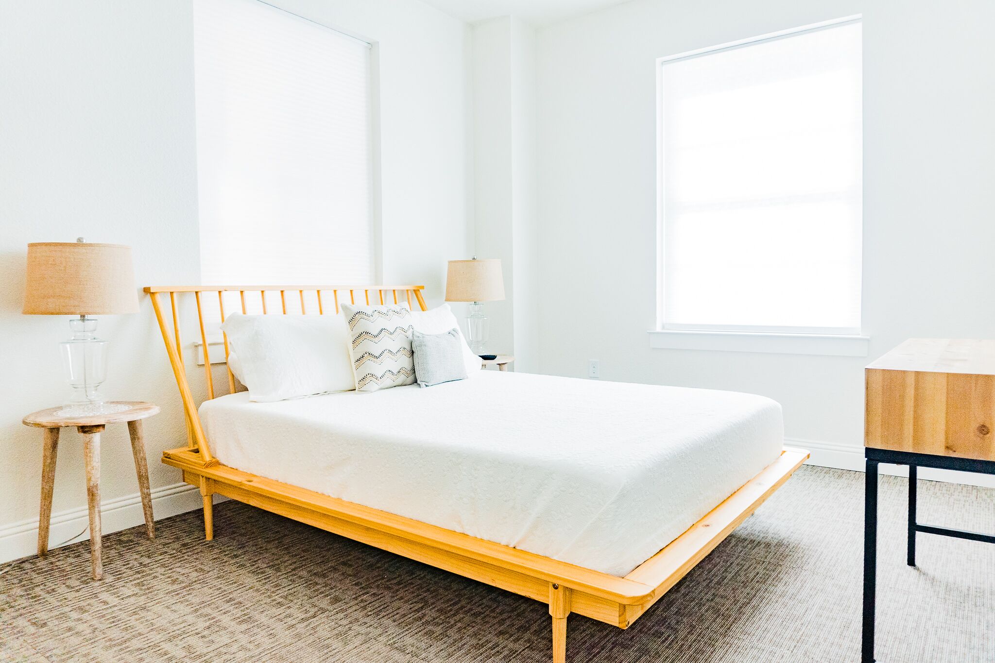 Frette Italian sheets, premium bedding, down duvets, pillow-top beds