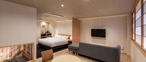 Phòng đôi Deluxe, không hút thuốc | Bàn, truy cập Internet không dây miễn phí, bộ trải giường