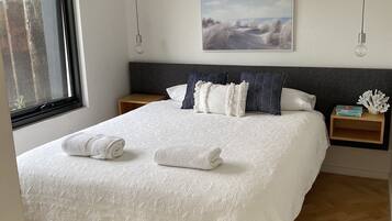 2 bedrooms, iron/ironing board, travel crib, WiFi