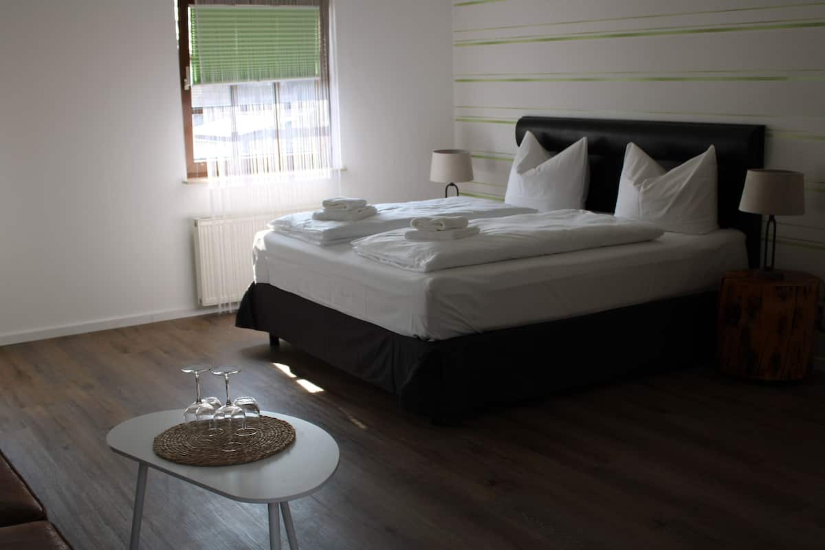 Premium bedding, down duvets, Select Comfort beds, free minibar items