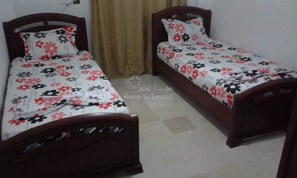 2 habitaciones, tabla de planchar con plancha y wifi 