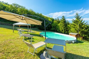 Family Villa, Multiple Bedrooms, Refrigerator & Microwave, Mountainside (Villa Le Poggiola) | Pool | Seasonal outdoor pool - Villa Le Poggiola (Borgo San Lorenzo)