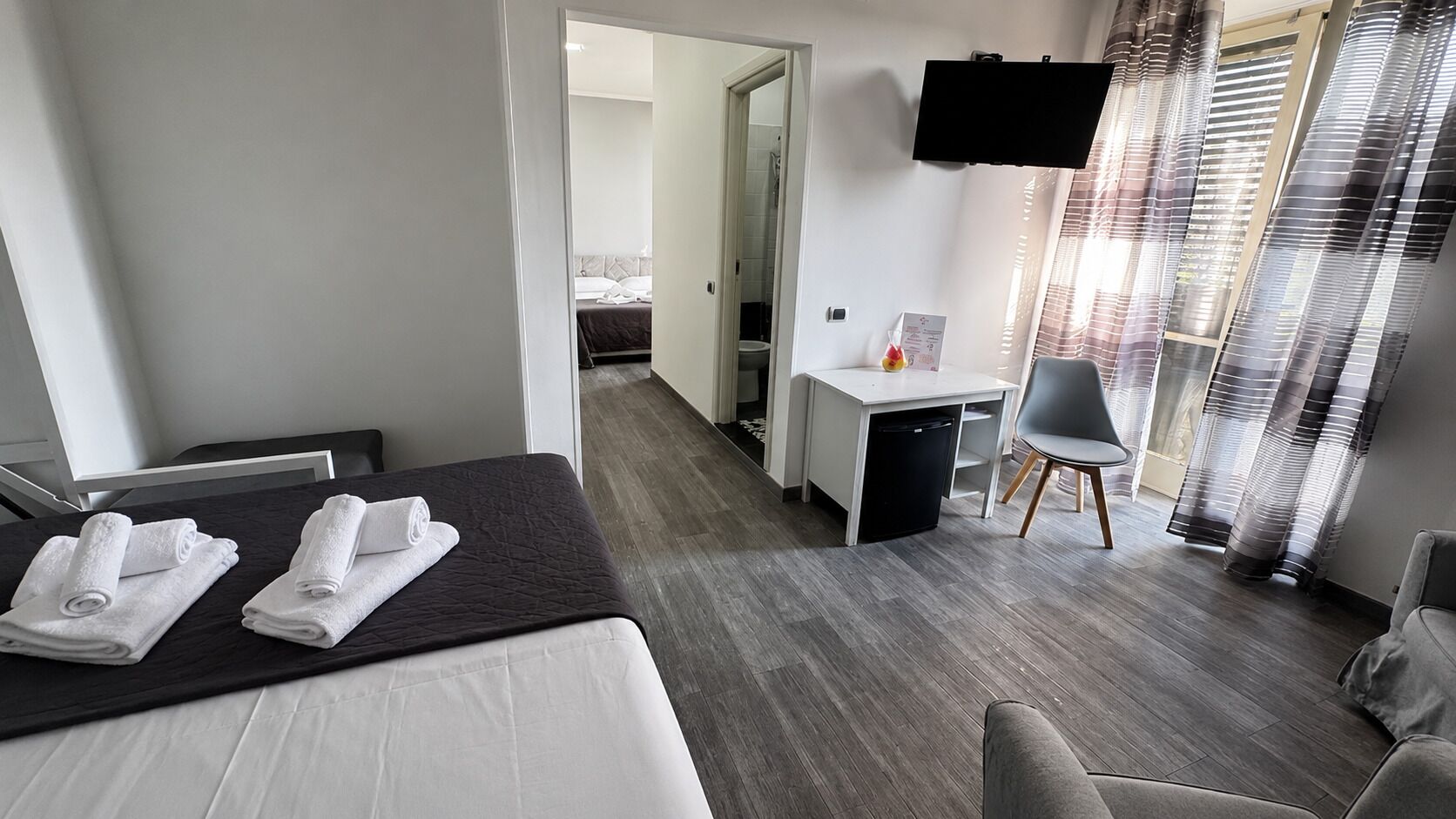 1 Schlafzimmer, Bügeleisen/Bügelbrett, Reisekinderbett, kostenloses WLAN