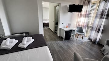 1 Schlafzimmer, BĂŒgeleisen/BĂŒgelbrett, Reisekinderbett, kostenloses WLAN