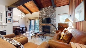 Condo, Multiple Beds, Patio, Mountain View (Chamonix Retreat) | Living area - Chamonix Retreat - Nearby Outdoor Activities! (Mammoth Lakes)