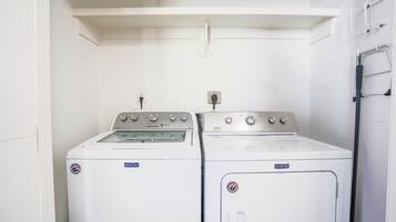 Condo, Multiple Beds, Kitchen | Laundry