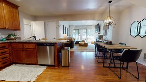 Condo, Multiple Beds, Patio, Mountain View (St. Anton Getaway) | Private kitchen - St. Anton Getaway - Shared Bbq, Pool & Hot Tub (Mammoth Lakes)