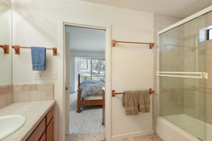 House, Multiple Beds, Hot Tub, Mountain View (Tumbleweed Trails) | Bathroom | Hair dryer, towels - Tumbleweed Trails Deck & Hot Tub! (Incline Village)