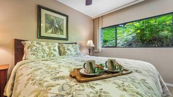 Condo, Multiple Beds, Patio, Garden View (Keauhou Punahele #E105) | 2 bedrooms, individually decorated, individually furnished, free WiFi