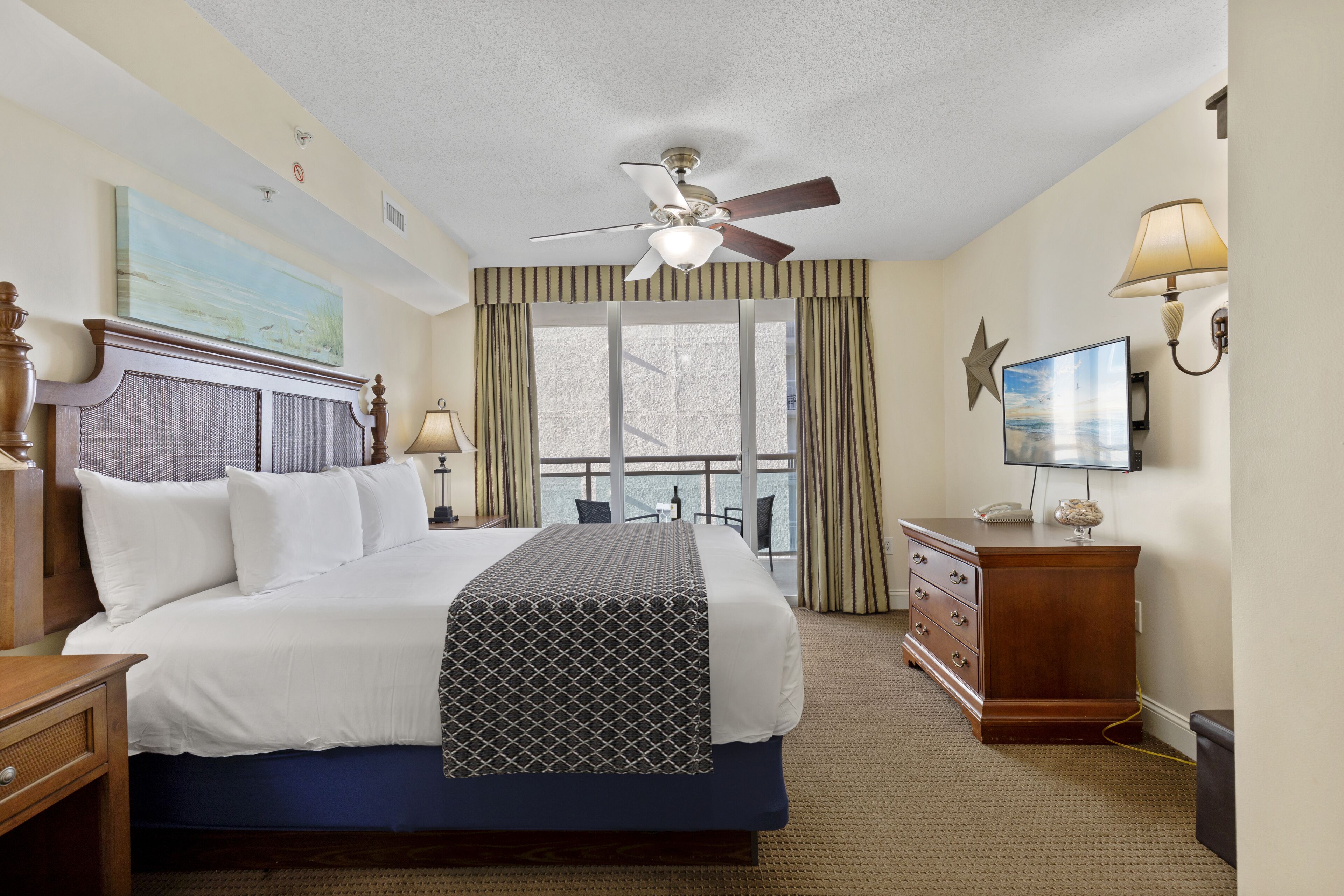Signature Condo, 2 Bedrooms, 2 Bathrooms, Ocean View | Living area | 49-inch flat-screen TV with cable channels, TV