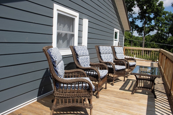 Terrace/patio - Wine Trail Central-3 BDR Lodge (Rockstream)