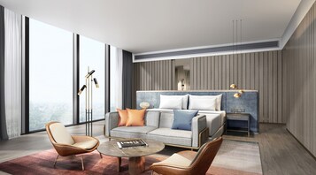 Room, 1 Bedroom (1 King) | Premium bedding, minibar, in-room safe, desk