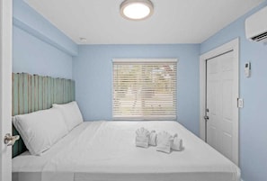 2 bedrooms, iron/ironing board, travel crib, WiFi