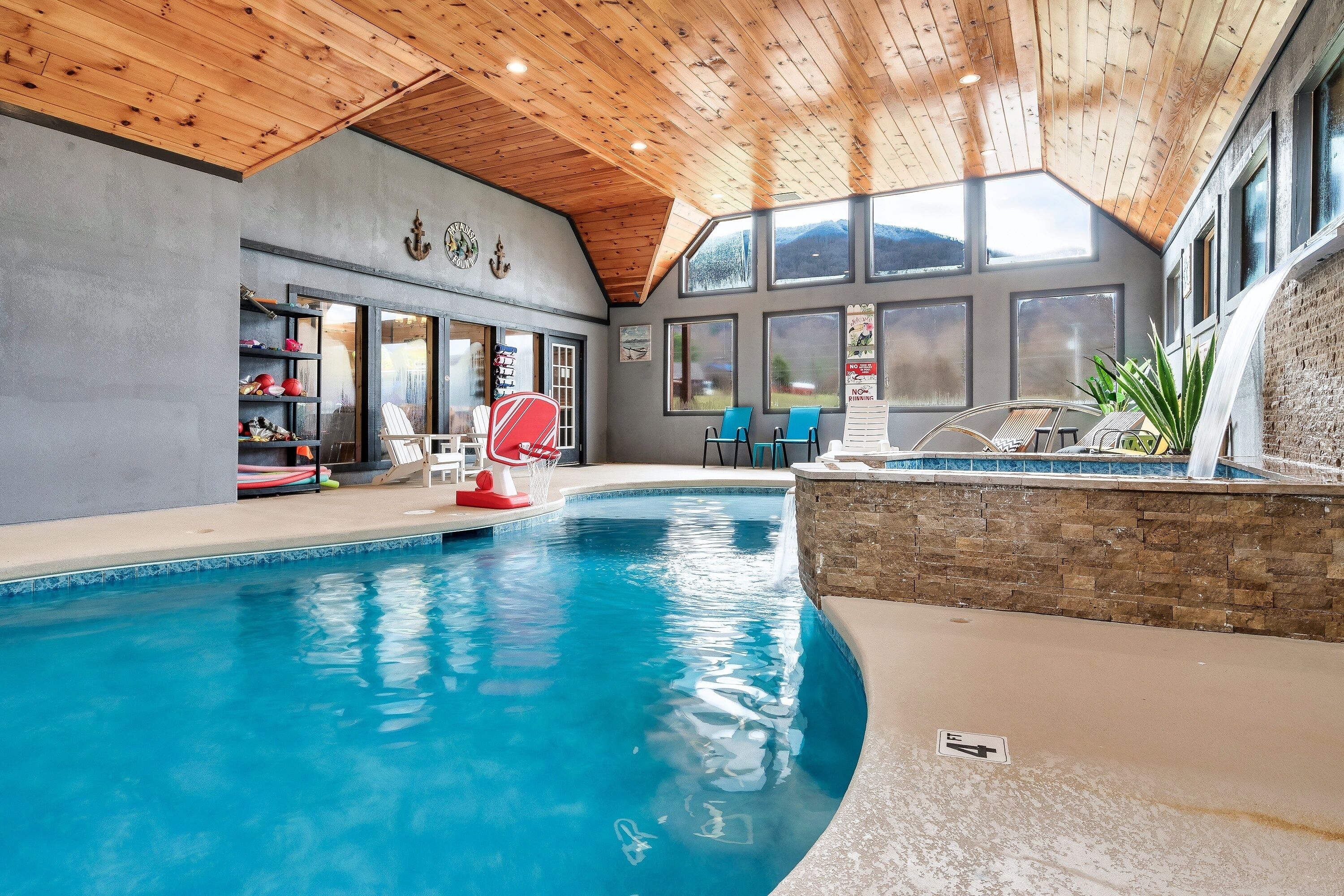 Piscine couverte, piscine chauffée