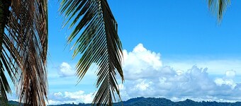 Caribbean beachfront home with private cabana