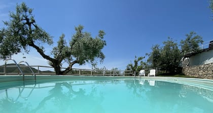 Agriturismo i Giardini di Margius near the sea with swimming pool surrounded by greenery