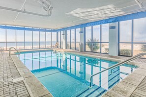 Indoor pool, a heated pool