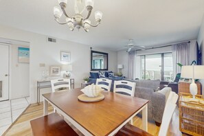 TV, DVD player - Wonderful Beachside Home w/Free WiFi, Central AC, Shared Pool, & Elevator (Orange Beach)