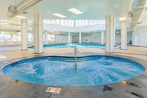 Indoor pool, a heated pool - Gulf-Front Condo on the Dunes with Balcony & Shared Pool (Fort Morgan)