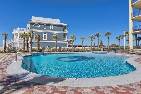 Indoor pool, a heated pool