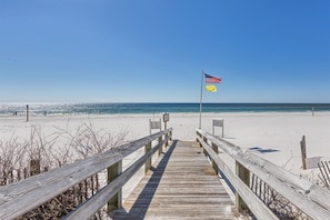 On the beach