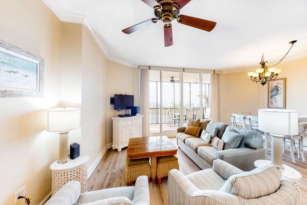 Televisión y reproductor de DVD 