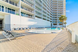 Indoor pool, a heated pool
