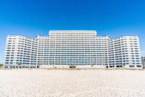 Exterior - Gulf-Front Condo on the Beach w/ Balcony, AC, WiFi & Shared Hot Tubs/Pools/Gym (Gulf Shores)