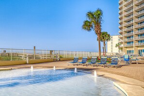 Indoor pool, a heated pool