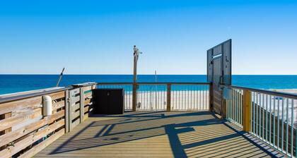 Unforgettable Beachfront Condo w/Balcony, Gulf Views, AC, Shared Pool, Hot Tub