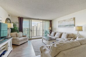 TV, DVD player, ping pong