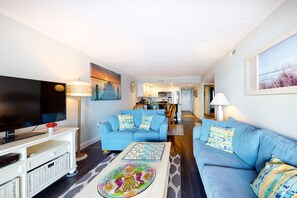 Televisión y reproductor de DVD 