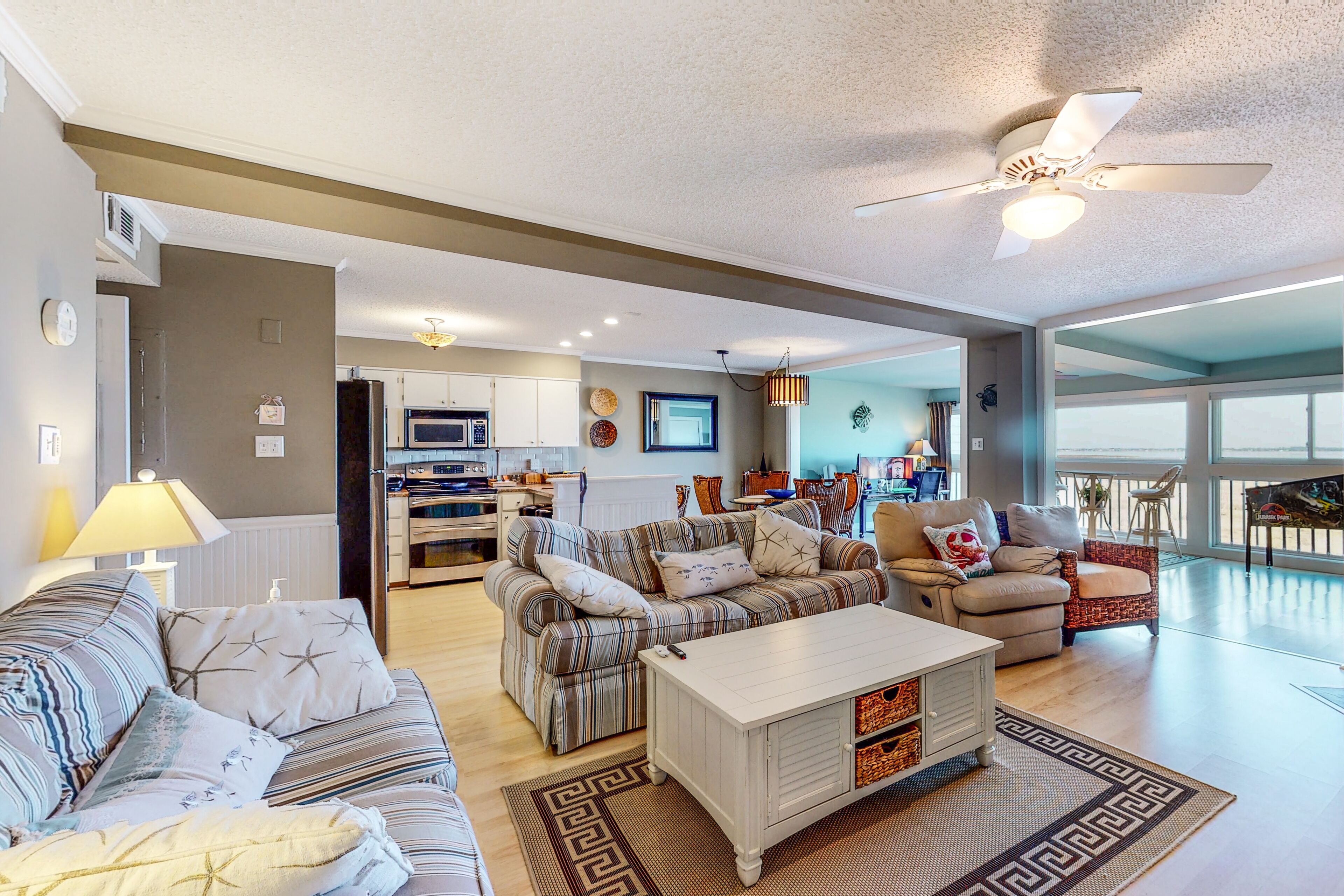 TV, fireplace, DVD player