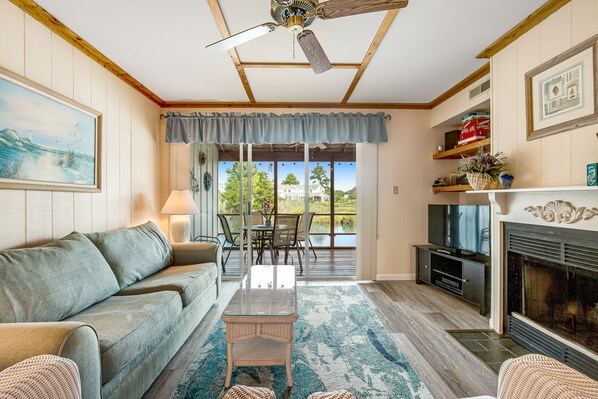 Televisión y reproductor de DVD 